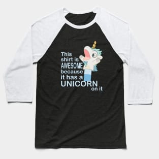 Bluey's Unicorse Awesome Unicorn Shirt Baseball T-Shirt